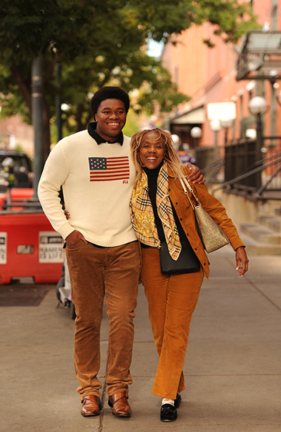 Tracy Winchester and her son